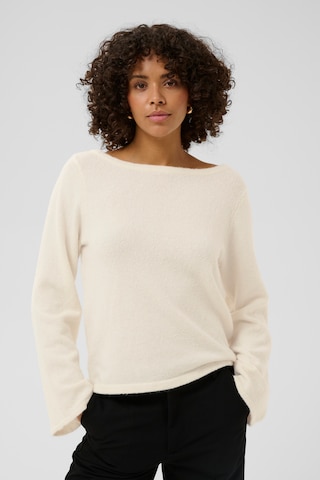 Kaffe Pullover 'Jolanda' in Weiß: Vorderseite