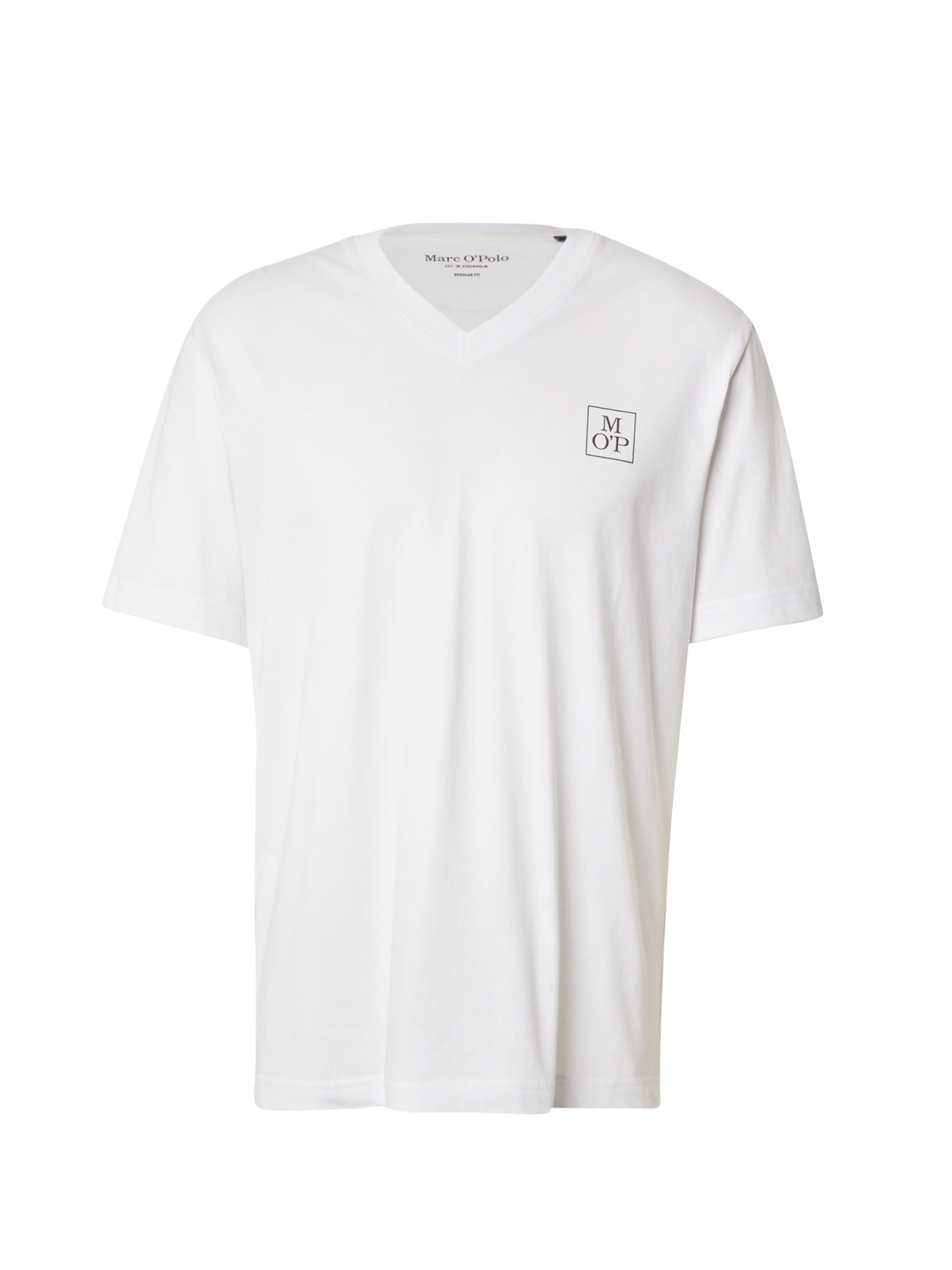 Marc O'Polo Μπλουζάκι σε λευκό: μπροστά