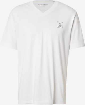 Marc O'Polo Μπλουζάκι σε λευκό: μπροστά