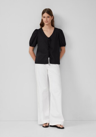 s.Oliver Blouse in Zwart