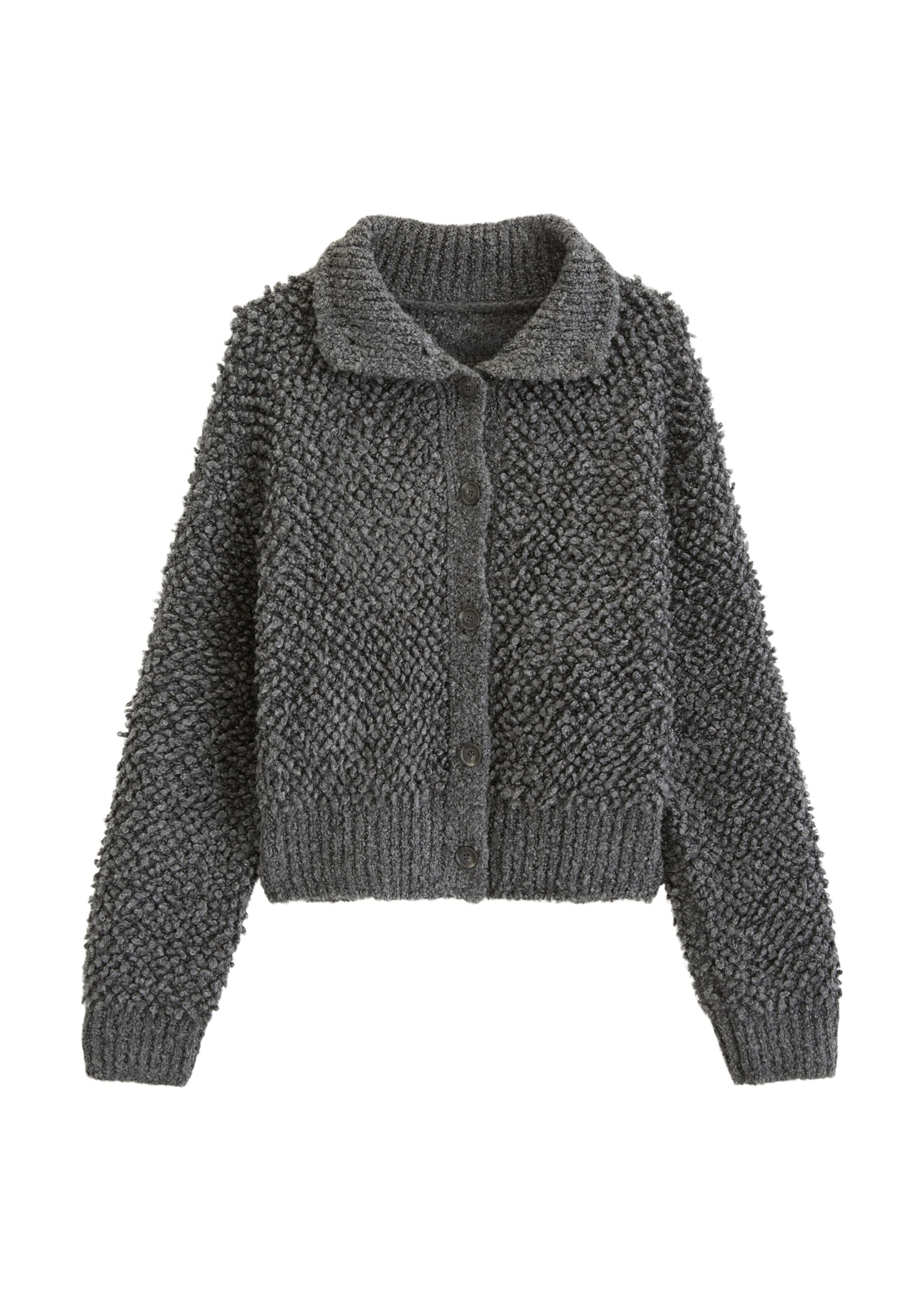 Marc O'Polo DENIM Knit cardigan in Grey: front