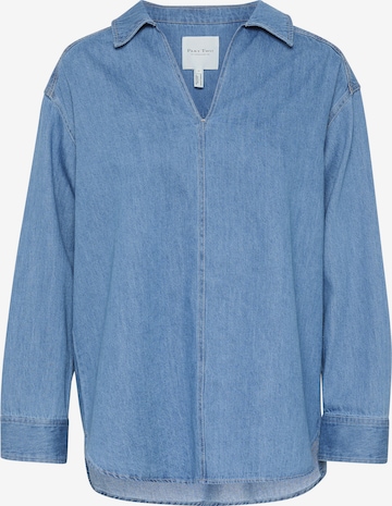 Chemisier 'Norly' Part Two en bleu : devant