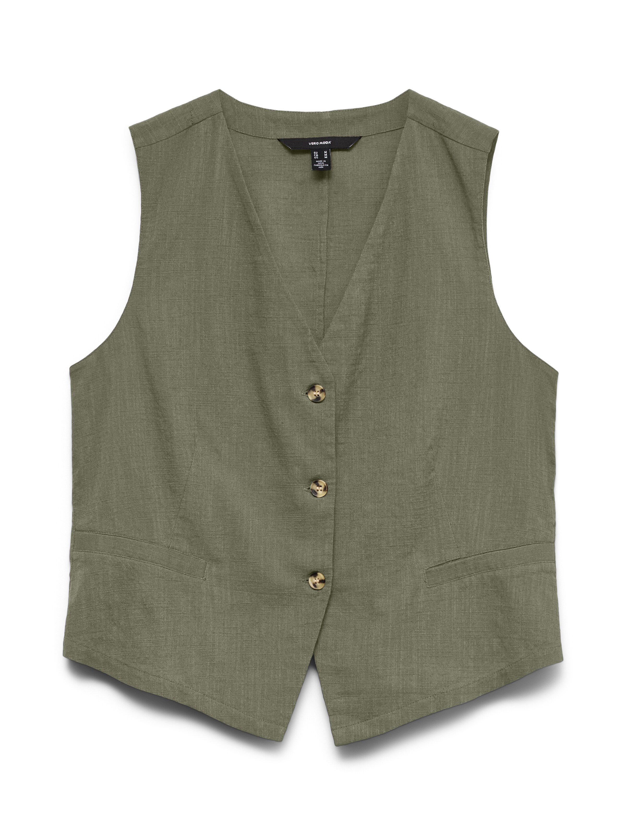 VERO MODA Suit Vest 'VMCaia' in Green: front
