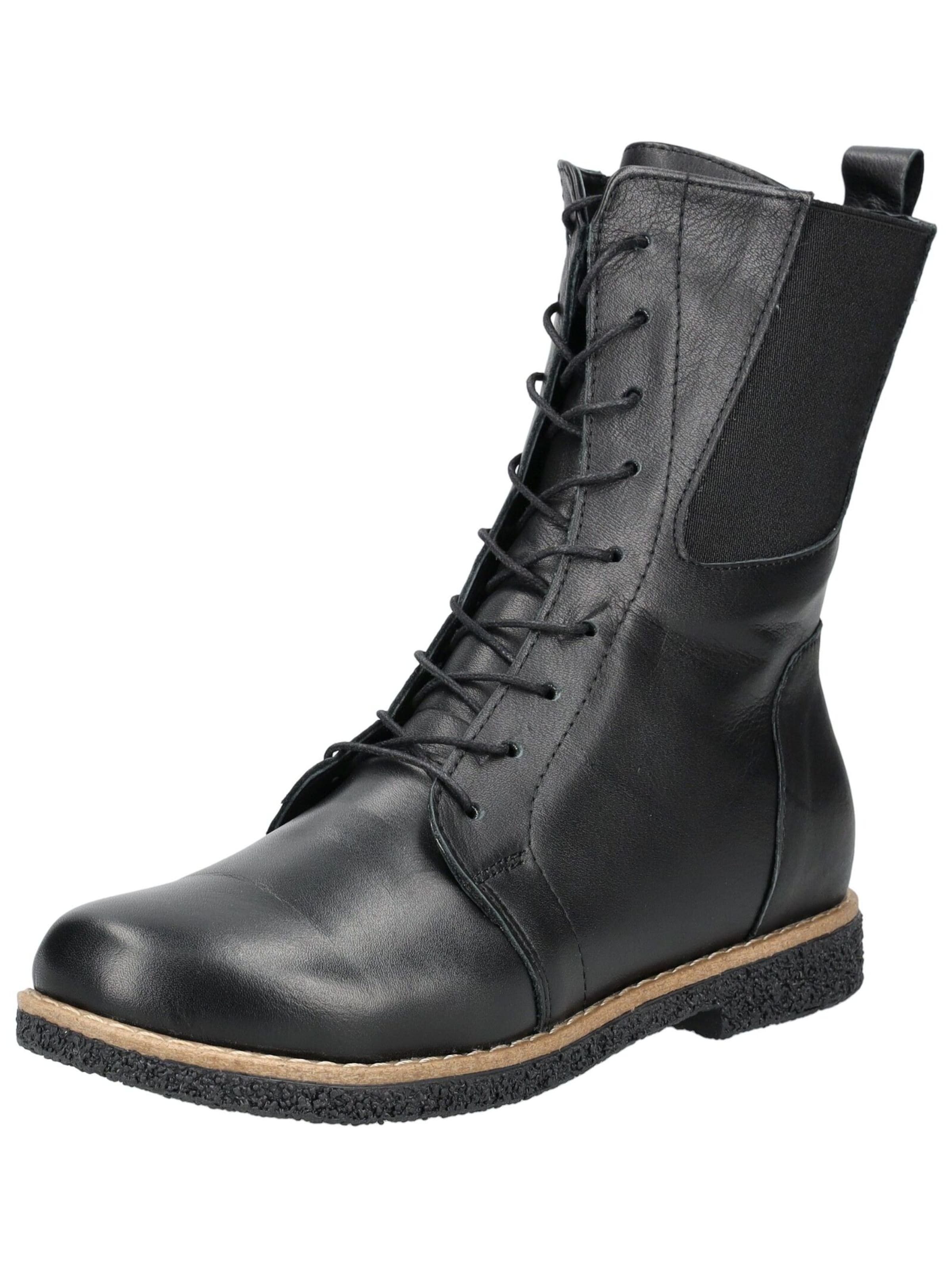 Stivaletto stringato di ANDREA CONTI in nero: frontale