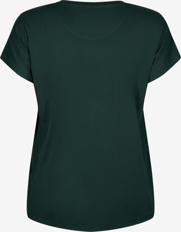 Active by Zizzi Shirt in Green: front