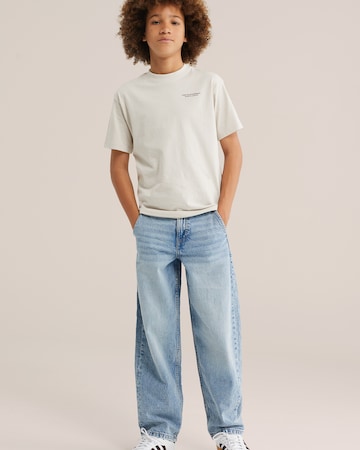 T-Shirt WE Fashion en beige