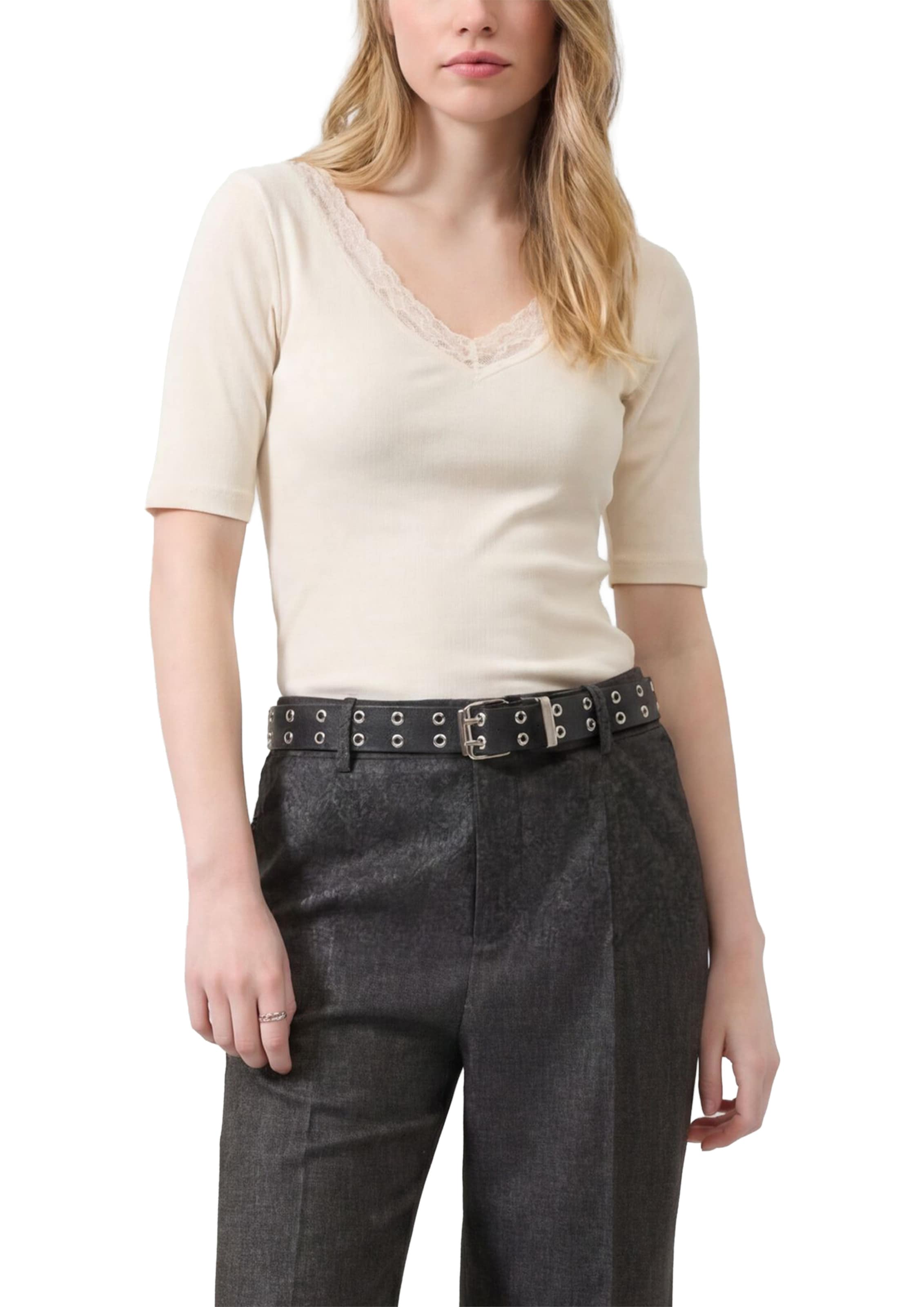 Maglietta di QS in beige