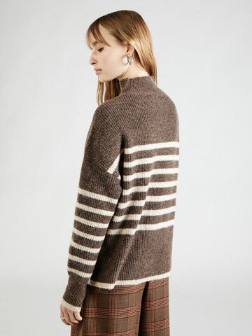ONLY Sweter 'FRIDI' w kolorze brązowy