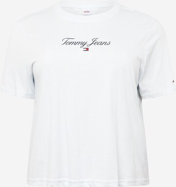 Tommy Jeans Curve T-Shirt 'Essential' in Blau: predná strana