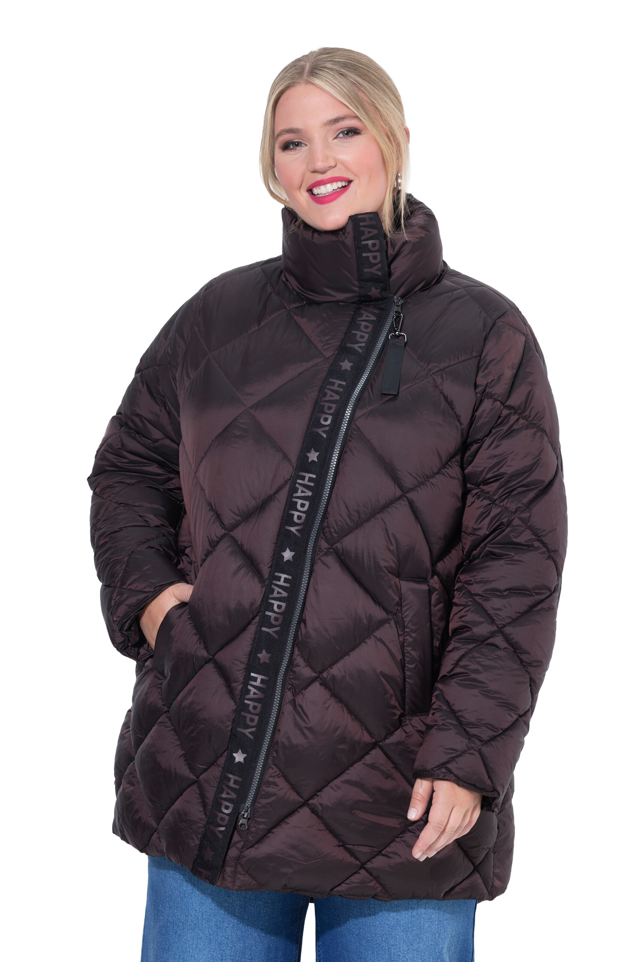 Angel of Style Winter jacket in Brown: front