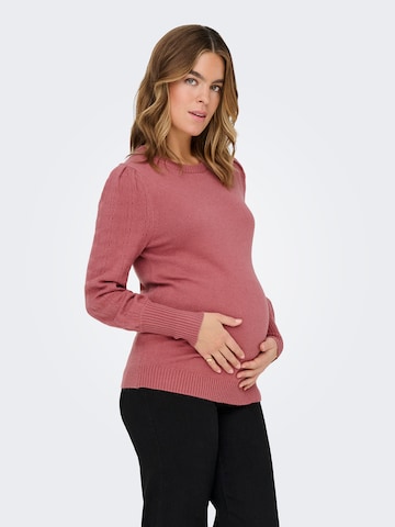 Pullover 'OLMMatti' di Only Maternity in rosa: frontale