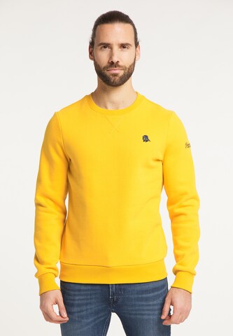 Schmuddelwedda Sweatshirt i gul: forside