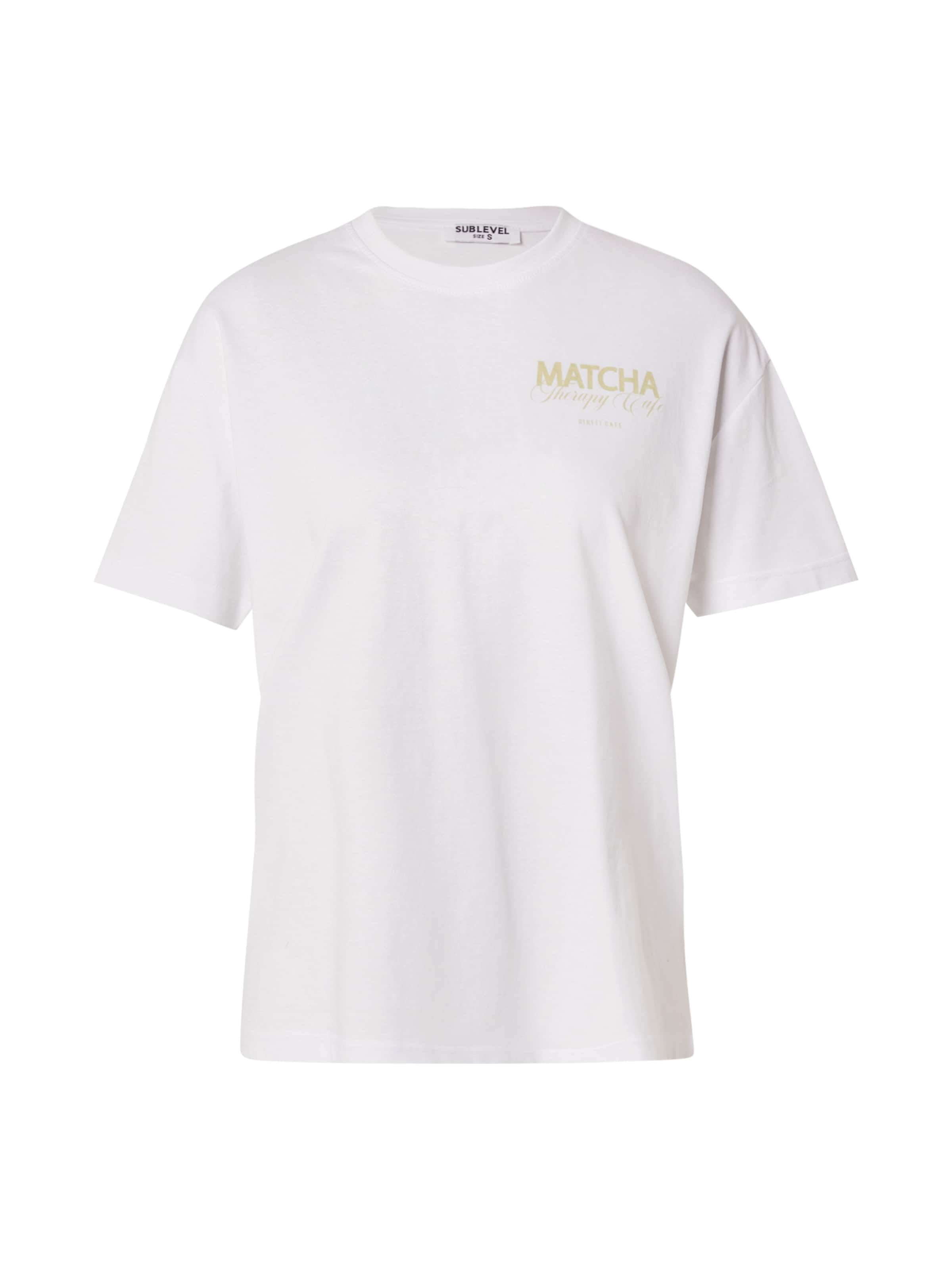 Sublevel - Camiseta en blanco: frente