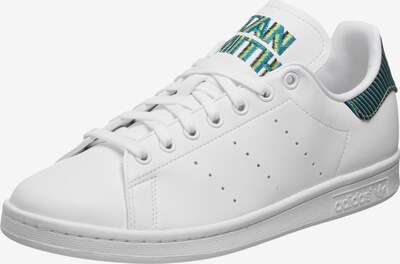 ADIDAS ORIGINALS Zemie brīvā laika apavi 'Stan Smith', krāsa - dūmu zils / kaļķa / melns / balts, Preces skats