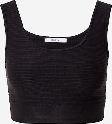 ABOUT YOU Топ 'Gwenda' в Черный: спереди