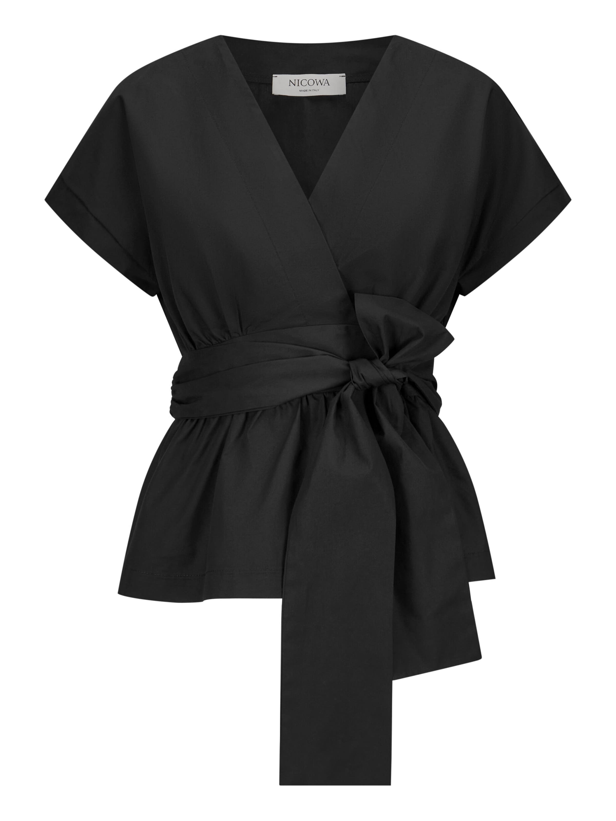 Nicowa Blouse in Zwart: voorkant