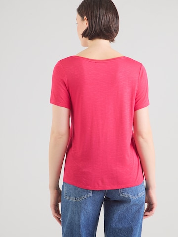 Tricou 'VINOEL' de la VILA pe roz