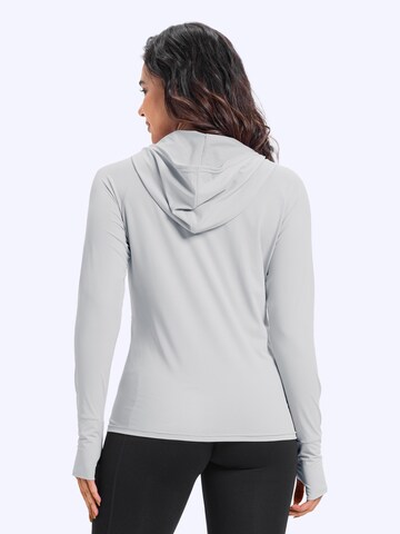 33,000ft Athletic Sweatshirt '33,000ft Women's Sun Protection Jacket' in Silver