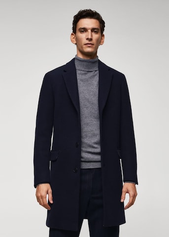 MANGO MAN Between-Seasons Coat 'Arizona' in Blue: front