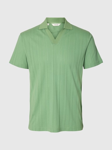 SELECTED - Camiseta en verde: frente