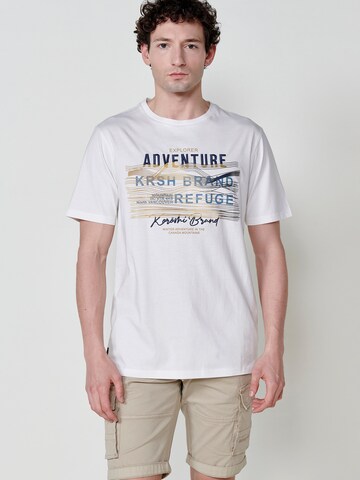 KOROSHI Shirt in White: front