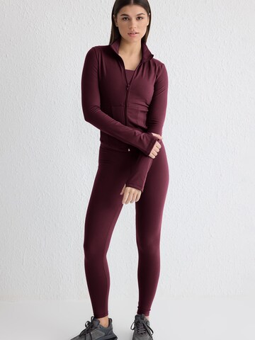 Trendyol Sportief sweatvest in Rood