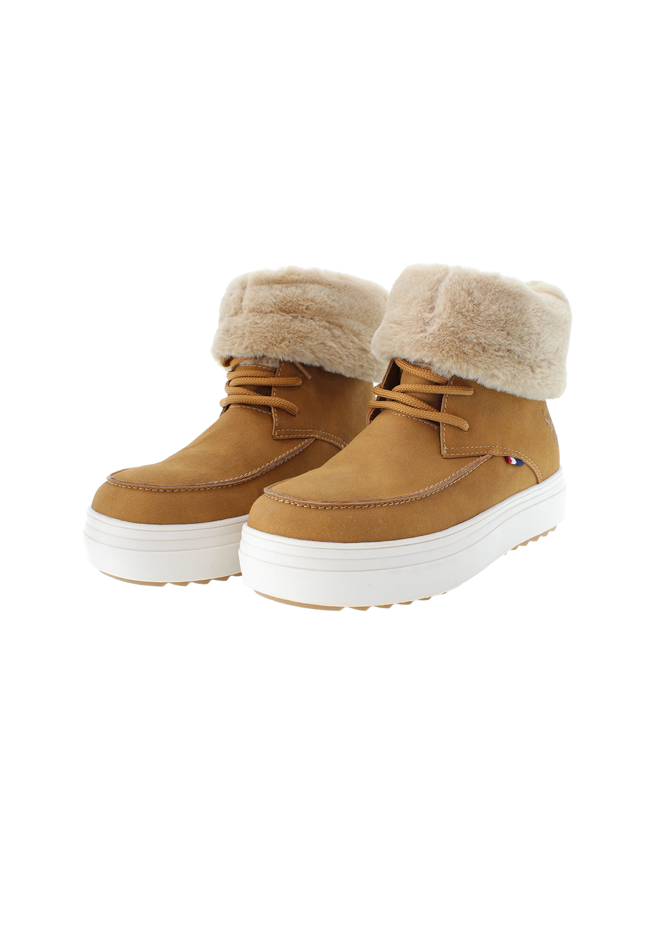 U.S. POLO ASSN. Stiefelette 'ICY001WDHF1' in Beige: Vorderseite