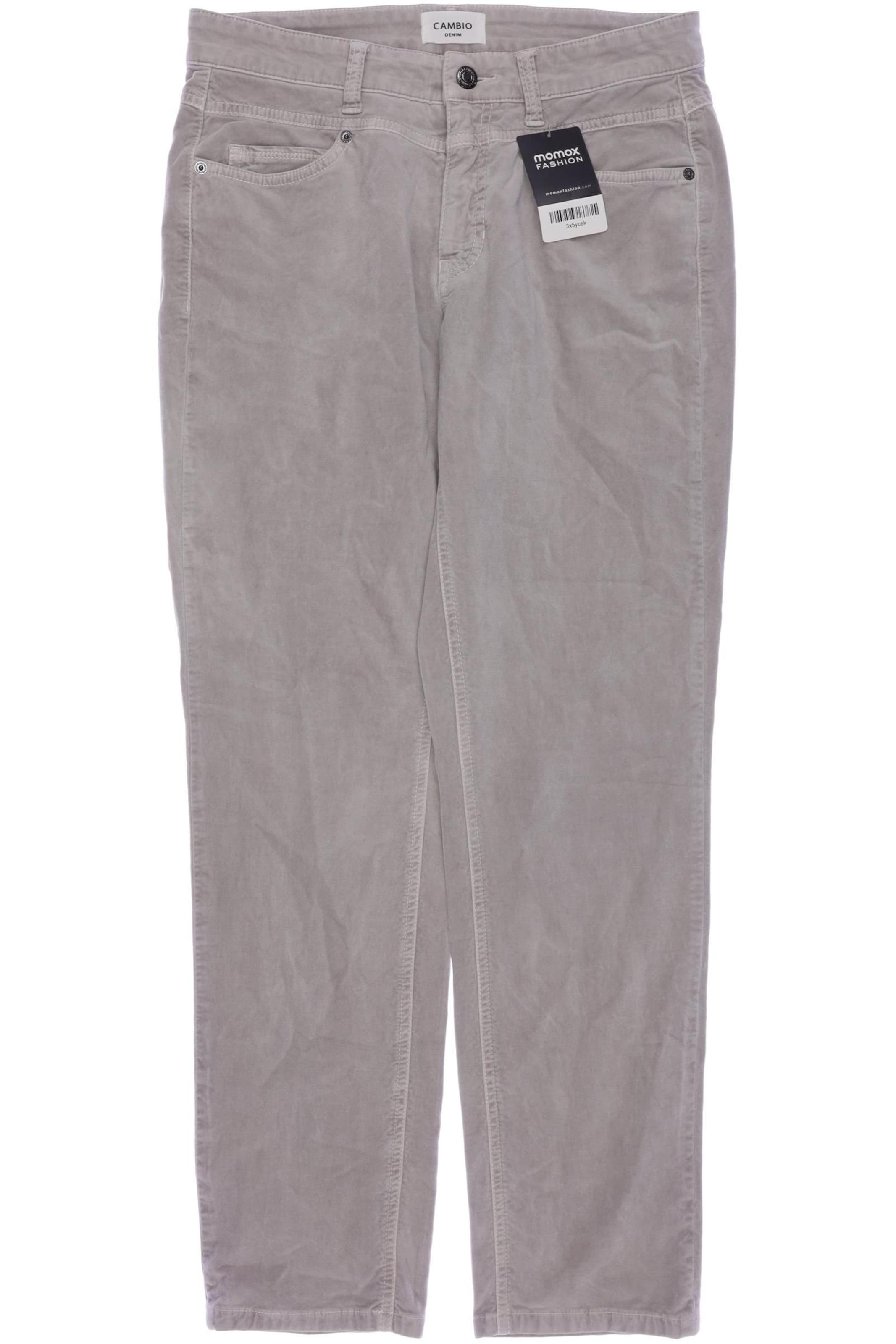 Cambio Pants in M in Grey: front