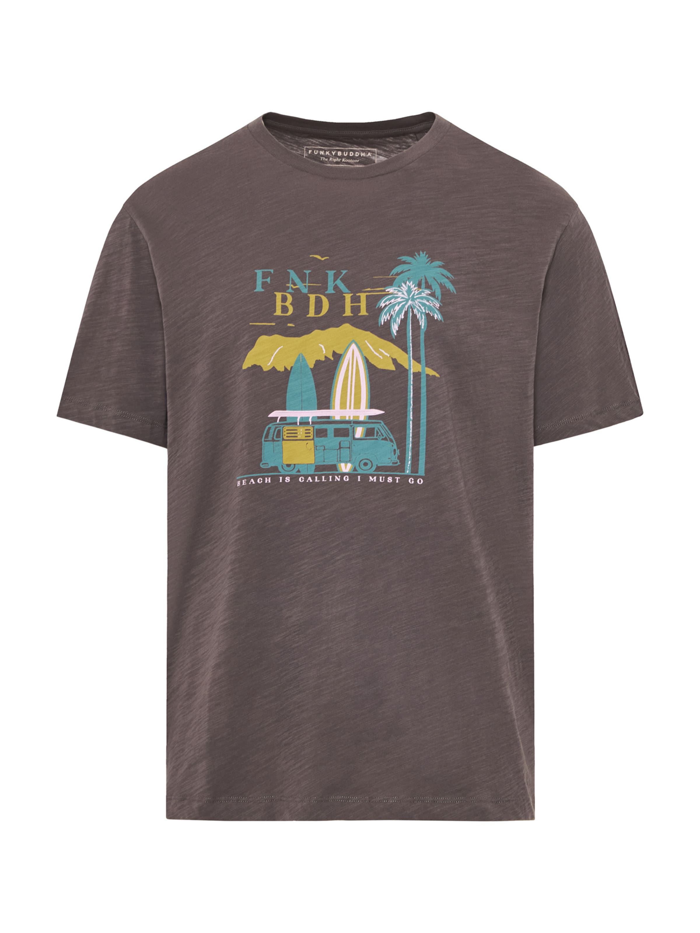 Funky Buddha Shirt in Brown: front