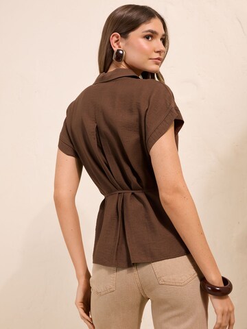 Friends Like These Blouse in Brown