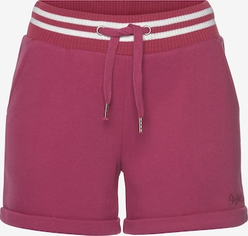 BUFFALO - Regular Calças de pijama em roxo: frente