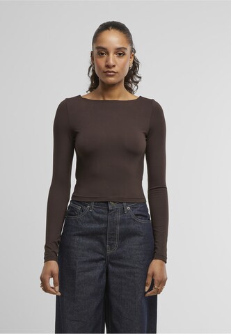 Urban Classics Shirt in Braun: Vorderseite