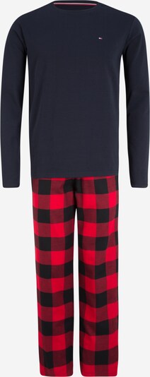 Tommy Hilfiger Underwear Pyjama in dunkelblau / rot, Produktansicht