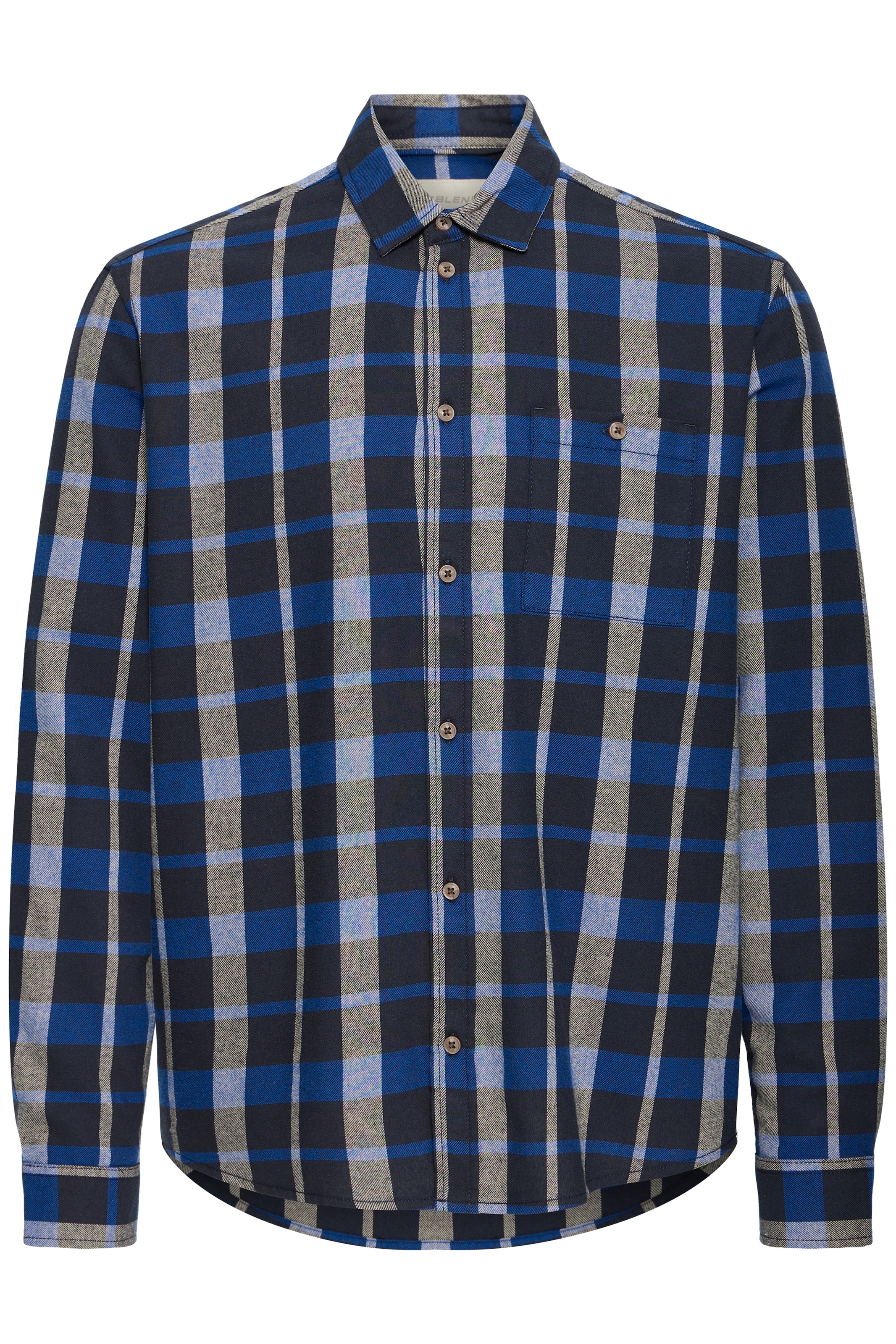 BLEND Regular fit Button Up Shirt 'BHCAI' in Blue: front