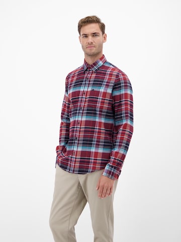 LERROS Regular fit Button Up Shirt in Red