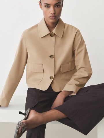 MANGO Jacke 'Newyork' in Grün: Vorderseite