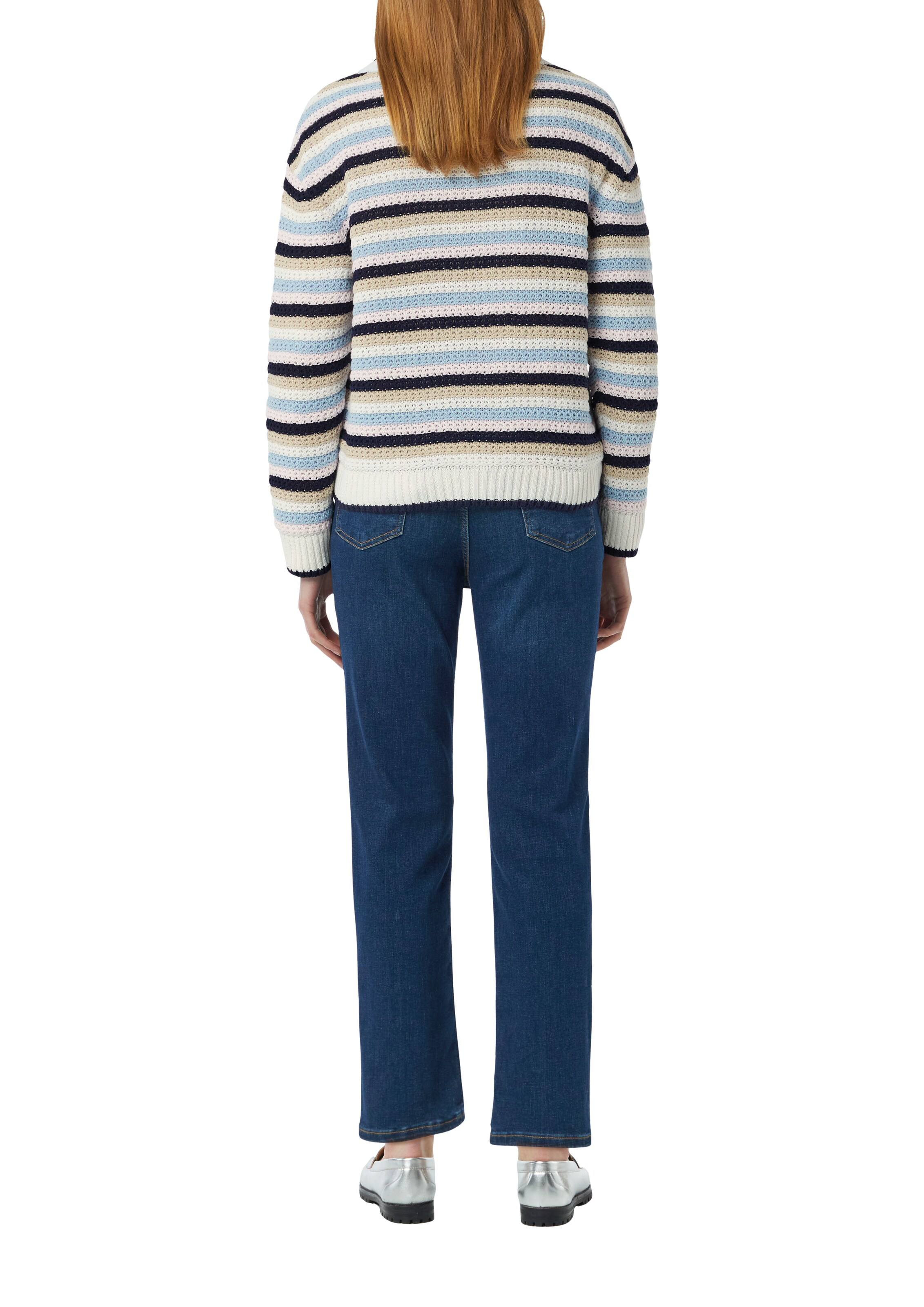 comma casual identity Pullover in Weiß: Rückseite