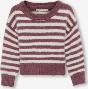 KIDS ONLY - Pullover em roxo: frente