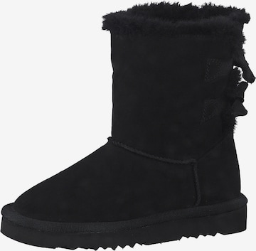 s.Oliver Snow Boots in Black: front
