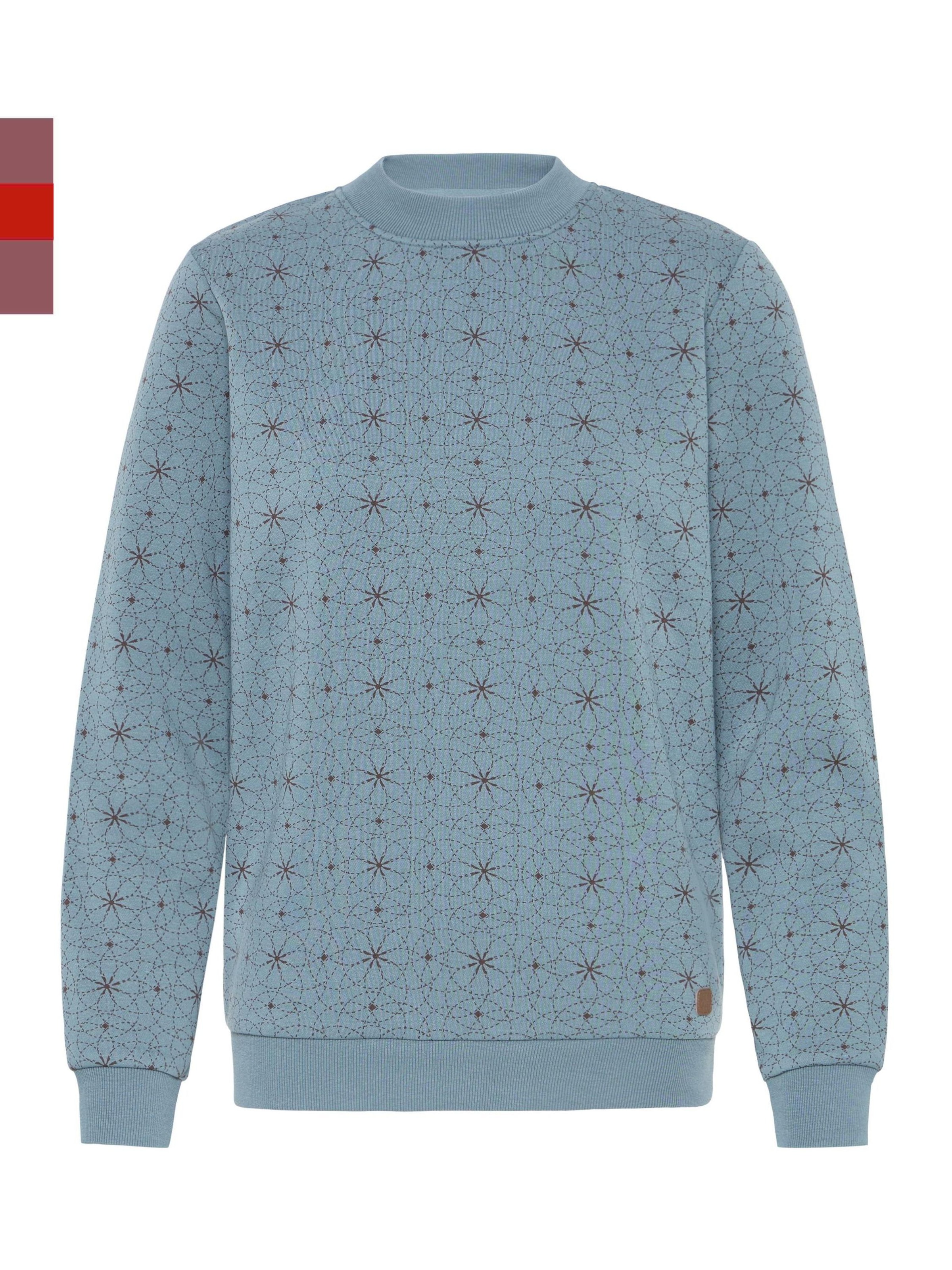 Oxmo Sweater ' OXKAREN ONECK ' in Blau: Vorderseite