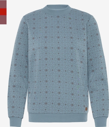 Felpa ' OXKAREN ONECK ' di Oxmo in blu: frontale