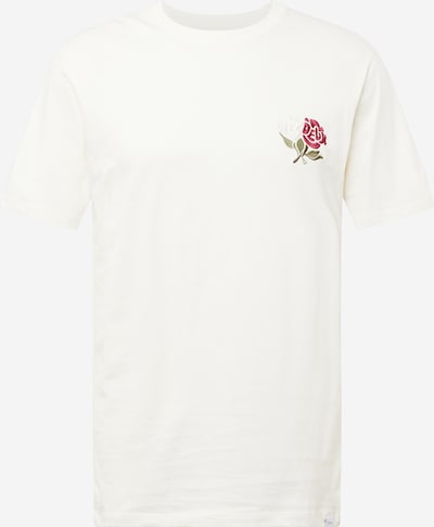 Les Deux Camiseta 'Felipe' en marfil / oliva / rojo cereza / blanco, Vista del producto