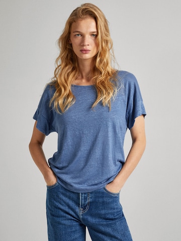 Pepe Jeans Shirt 'KAT' in Blauw: voorkant