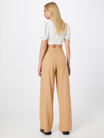 24COLOURS Wide leg Pants in Beige