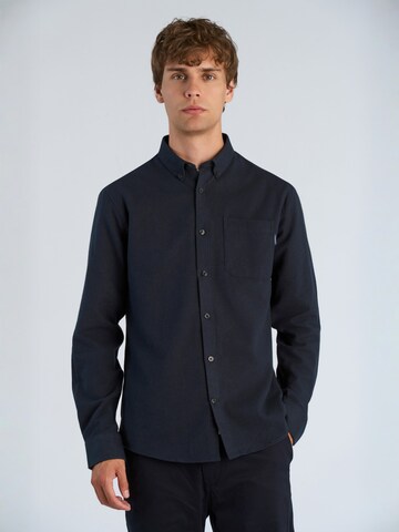 Coupe regular Chemise Lindbergh en bleu