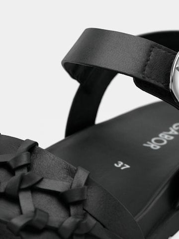 GABOR - Sandália em preto