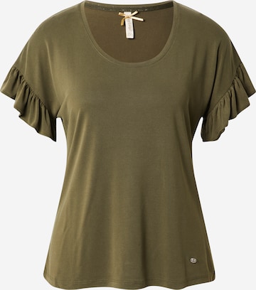 Key Largo Shirt 'LARISSA' in Groen: voorkant