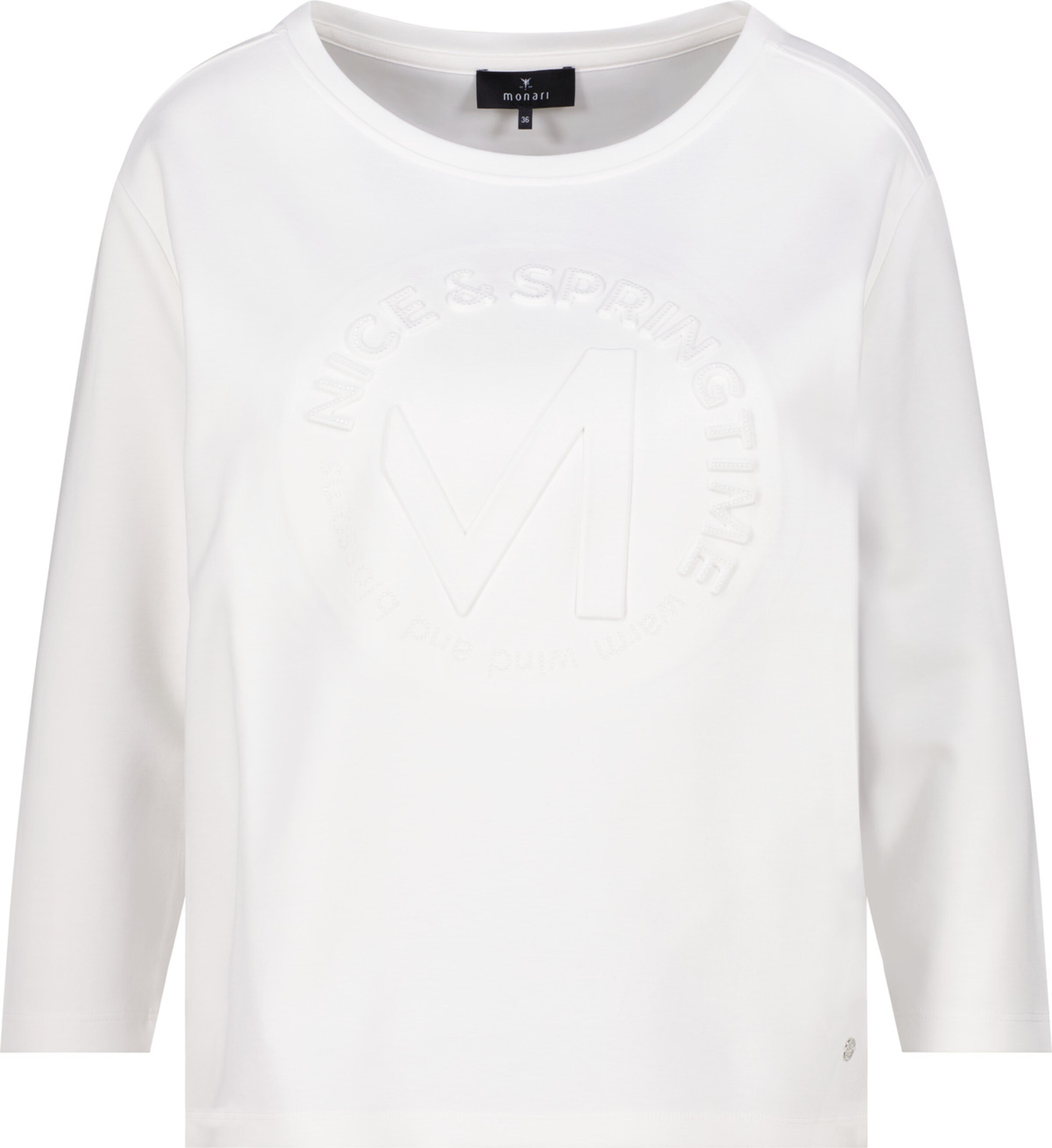 monari Sweatshirt in White: front