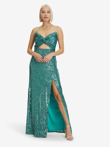 Robe de soirée Vera Mont en vert : devant