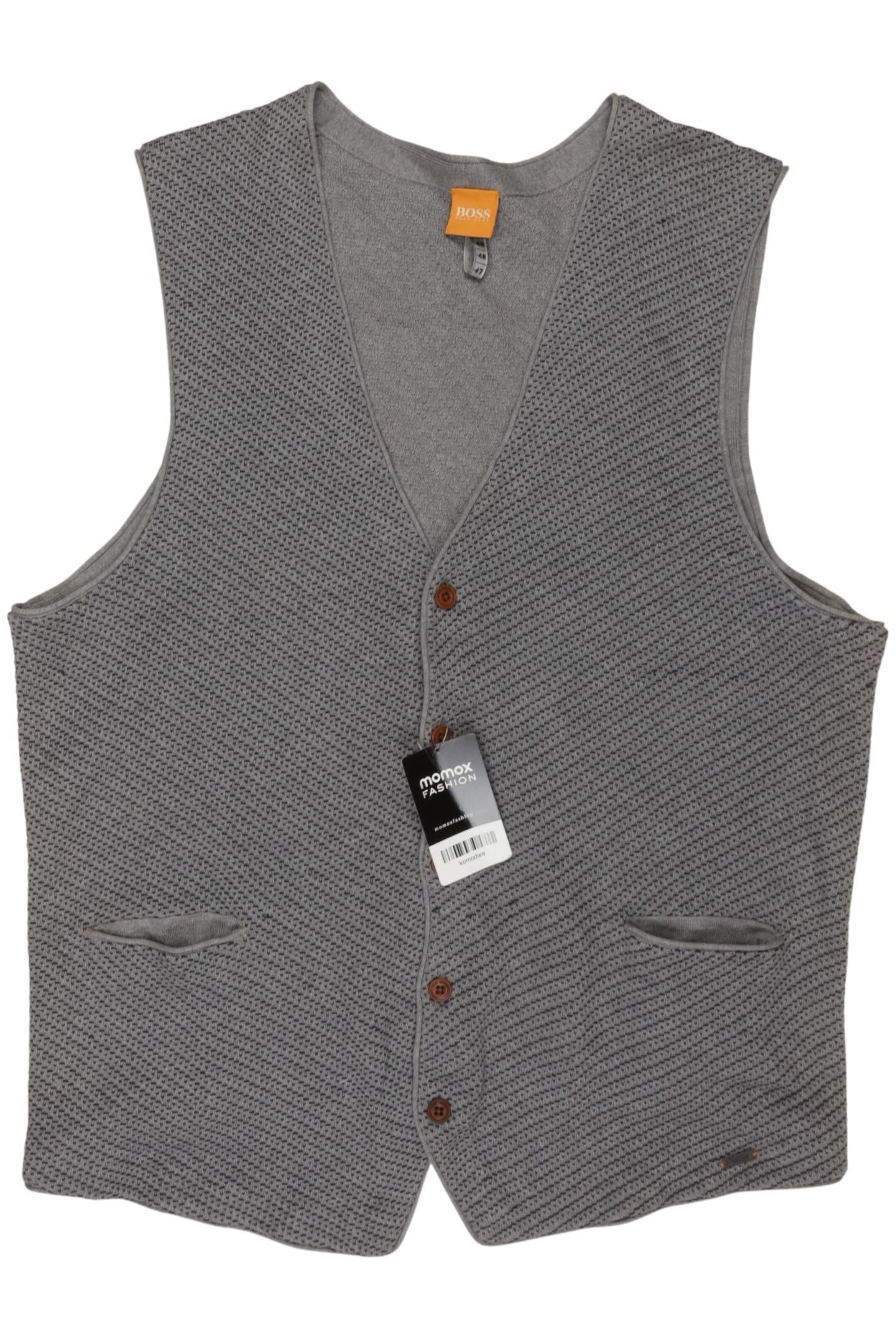 BOSS Orange Weste XXL in Grau: Vorderseite
